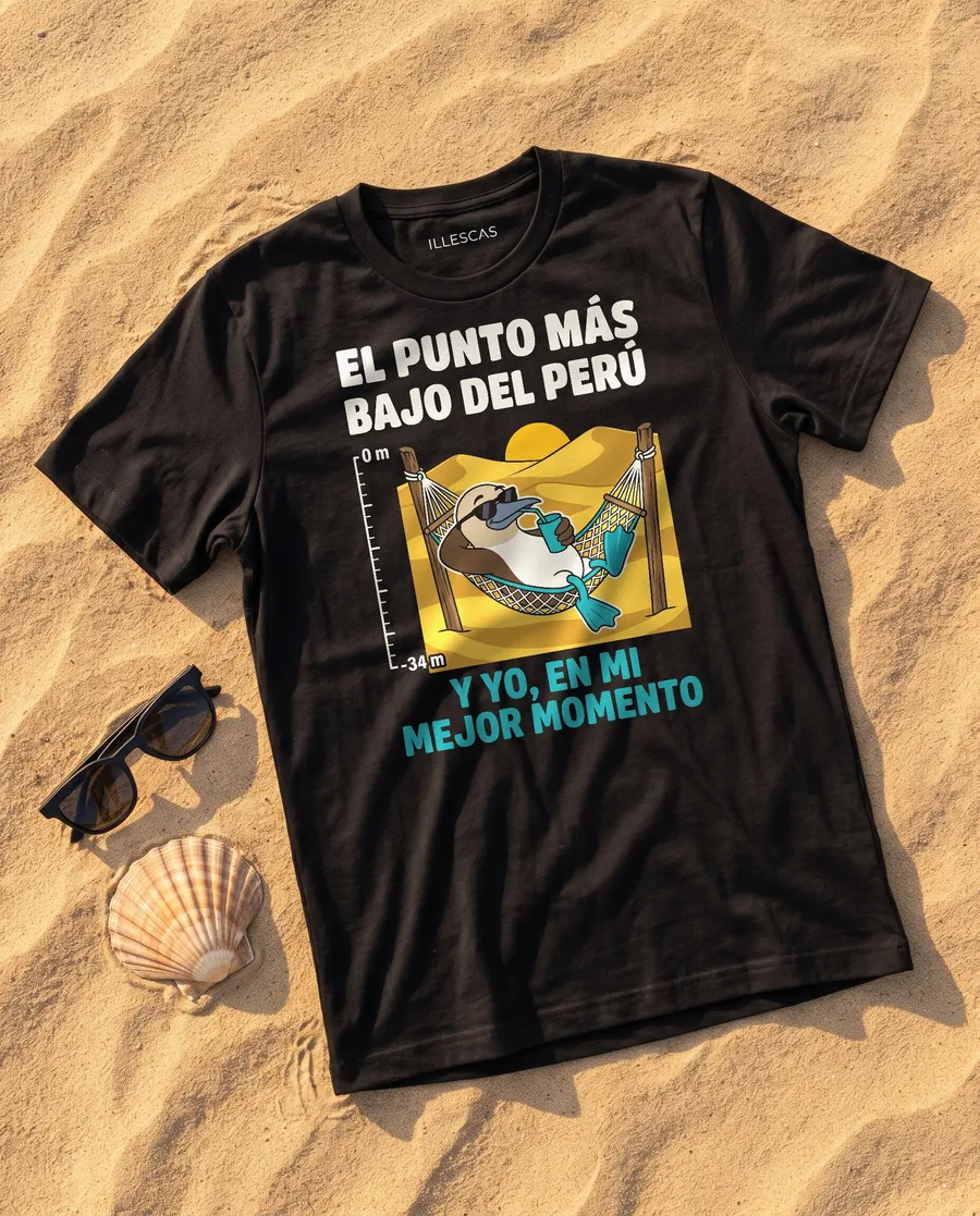 Polo - −34 metros: polo negro con el diseño