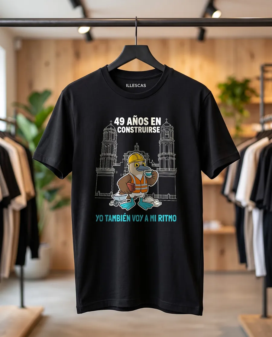 Polo - A mi ritmo: polo negro con el diseño